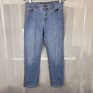 Ralph Lauren LRL Jeans Womens 6 Blue Denim Classic Straight Mid Rise western